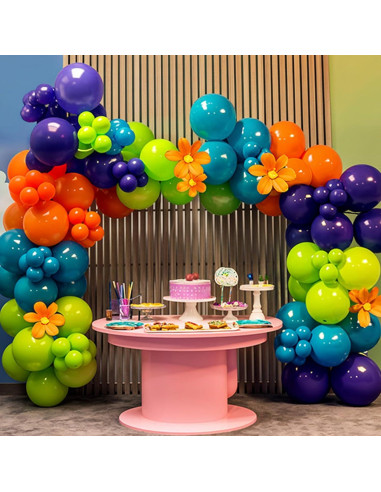 Globos de Fiesta 50 Pcs 30 cm Sowide Azul Verde Naranja