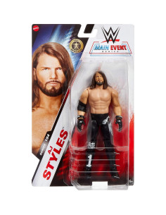 Figura de Acción Mattel WWE AJ Styles 15.24 cm Coleccionable 2
