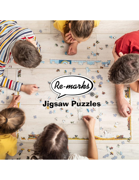 Rompecabezas Re-marks 1000 Piezas Collage Sellos Famosos