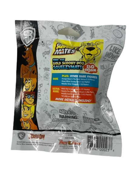 Figura Squeezy Scooby-Doo - Paquete de 3 - Animal de Fiesta
