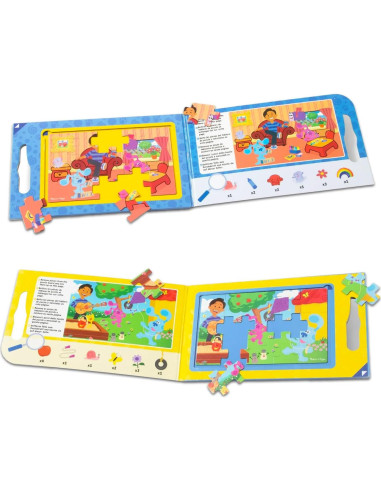 Rompecabezas Magnéticos Blue's Clues - 2 Piezas + Stickers