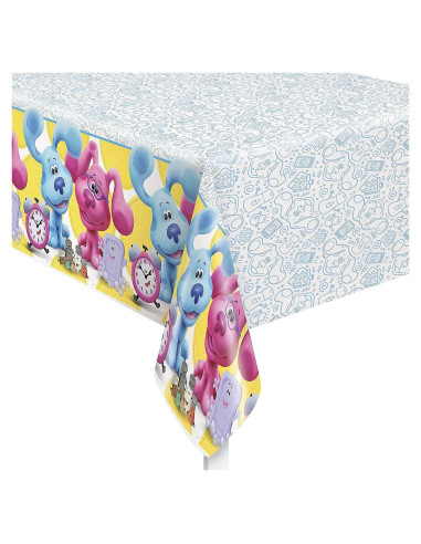 Cubierta de Mesa Rectangular Plástico Blue's Clues 135x216 cm