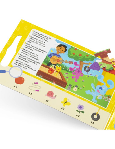 Rompecabezas Magnéticos Blue's Clues - 2 Piezas + Stickers