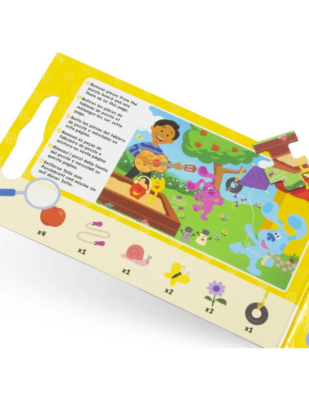 Rompecabezas Magnéticos Blue's Clues - 2 Piezas + Stickers