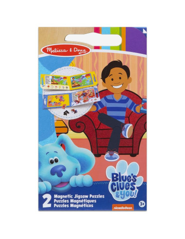 Rompecabezas Magnéticos Blue's Clues - 2 Piezas + Stickers
