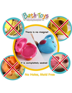 Juguete de Baño Dwi Dowellin Set de Pesca Ballenas 18+ Meses 2