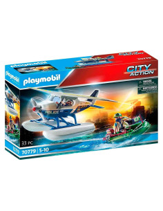 Hidroavión de Policía Playmobil 70779 con 2 Figuras y Accesorios
