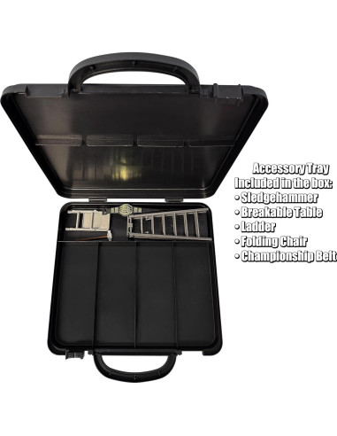 Estuche de Transporte Deluxe Figures Toy Company para Figuras de Lucha Libre