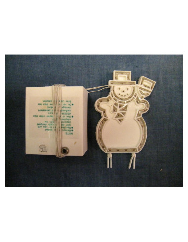 Muñeco de Nieve iluminado Dept 56 10.16 cm nuevo en caja