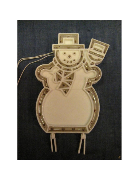 Muñeco de Nieve iluminado Dept 56 10.16 cm nuevo en caja