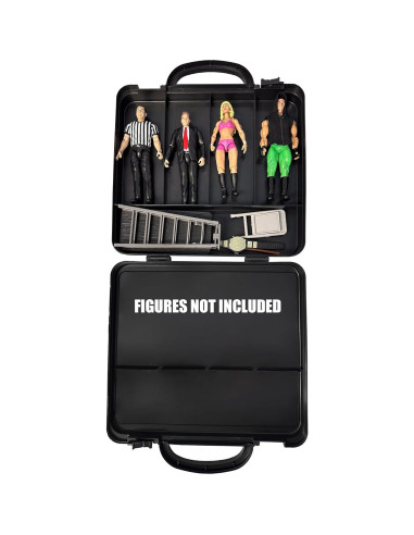 Estuche de Transporte Deluxe Figures Toy Company para Figuras de Lucha Libre