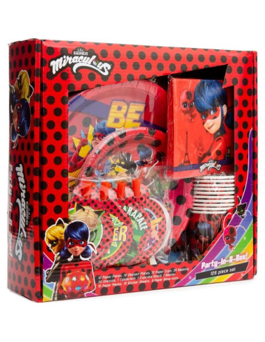 Sopladores de Fiesta Miraculous Ladybug - 8 Unidades Temáticas