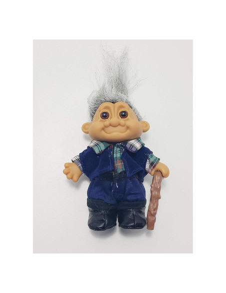 Muñeco Troll Viejo Abuelo Coleccionable Amram Muñeco Troll Viejo Abuelo Coleccionable Amram