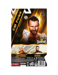 Figura de Acción WWE Champions 2025 CM Punk 15.24 cm 2