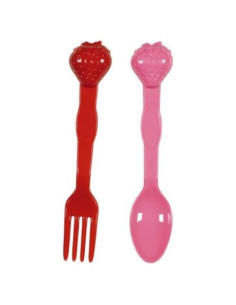 Cubertería de Personaje Pastel de Fresa Party America 12 Piezas