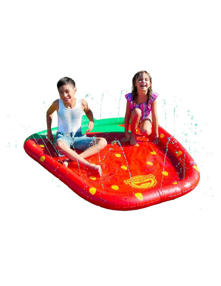 Splash Pad de Agua BigMouth Inc Fresa 190.5x139.7cm PVC