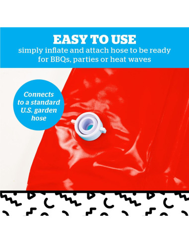 Splash Pad de Agua BigMouth Inc Fresa 190.5x139.7cm PVC