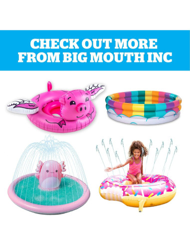 Splash Pad de Agua BigMouth Inc Fresa 190.5x139.7cm PVC