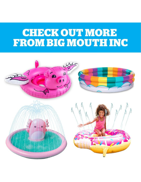 Splash Pad de Agua BigMouth Inc Fresa 190.5x139.7cm PVC