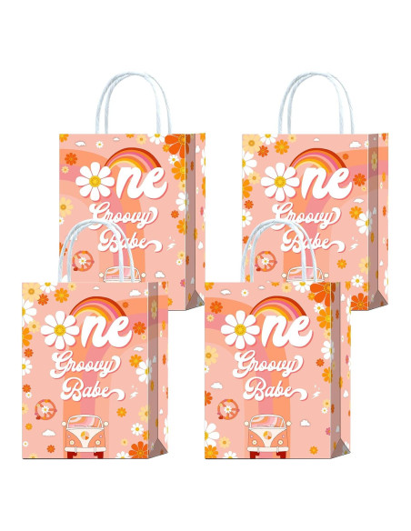 Bolsas de Fiesta Groovy Tyndallrays 16 Pcs Ecológicas 21x15x8cm