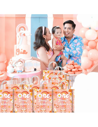 Bolsas de Fiesta Groovy Tyndallrays 16 Pcs Ecológicas 21x15x8cm