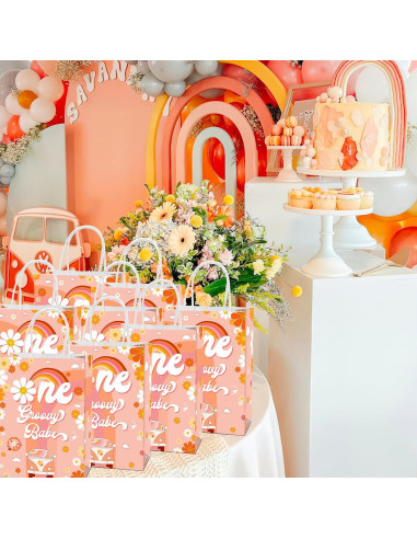 Bolsas de Fiesta Groovy Tyndallrays 16 Pcs Ecológicas 21x15x8cm