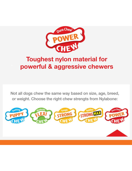 Juguete de Masticar Nylabone Power Chew Sabor Tocino X-Large