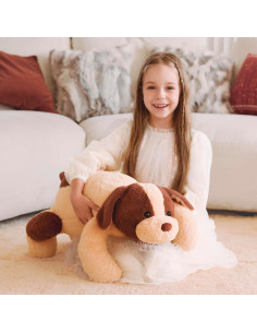 Perro de Peluche Gigante IKASA 69.85 cm 2.27 kg Marrón Claro 2