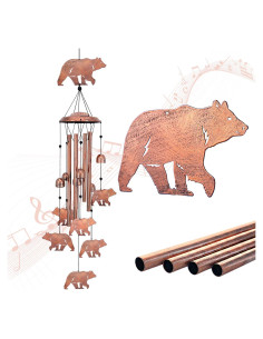 Campana de Viento de Oso EZTZEN para Jardín y Exterior
