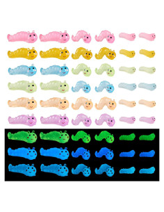 Figuritas Luminosas de Gusano Beadthoven - 36 Piezas para Decoración