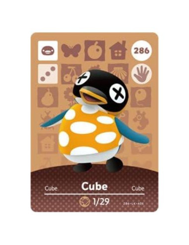 Tarjeta Amiibo Nintendo Animal Crossing Happy Home Designer 286