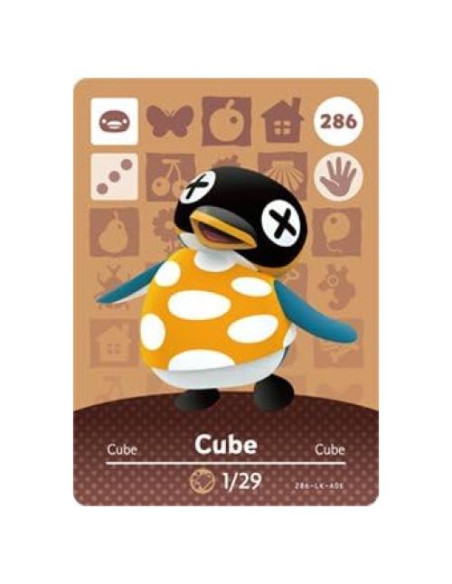 Tarjeta Amiibo Nintendo Animal Crossing Happy Home Designer 286