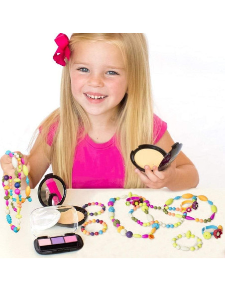 Kit de Joyería GILI Perlas Pop - 500 Piezas para Niñas 3-8 Años Kit de Joyería GILI Perlas Pop - 500 Piezas para Niñas 3-8 Años