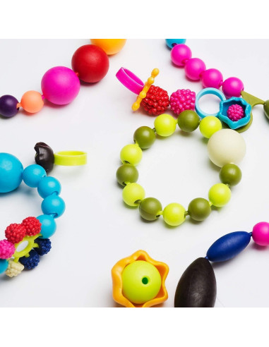 Kit de Joyería GILI Perlas Pop - 500 Piezas para Niñas 3-8 Años