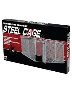Juego de Jaula de Acero Figures Toy Company para Ring de Lucha