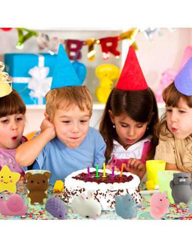 80 Juguetes Mochi Squishy Kawaii para Niños - Alivio Estrés