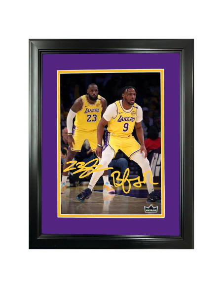 Foto enmarcada LeBron y Bronny James NBA 27.94x35.56 cm