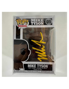 Figurita de boxeo Mike Tyson firmada - Coleccionable XL