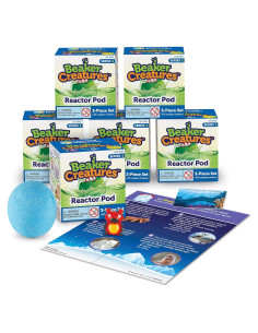 Pods Reactor de Criaturas Beaker Learning Resources - Paquete de 6, Juguete Científico 5+