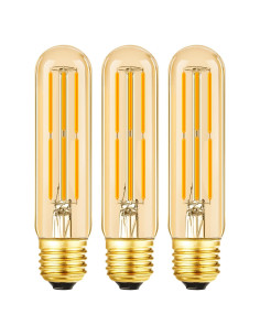 Bombilla LED Dimmable E26 6W 2700K Ámbar 3 Pack