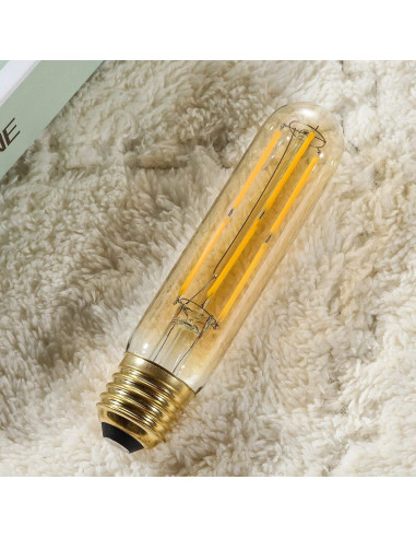 Bombilla LED Dimmable E26 6W 2700K Ámbar 3 Pack