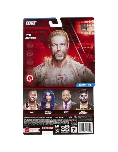 Figura de Acción WWE Mattel Edge 15 cm Coleccionable Posable Figura de Acción WWE Mattel Edge 15 cm Coleccionable Posable