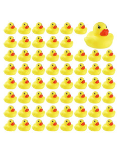 60 Patitos de Goma para Baño GliSun - Juguetes Flotantes