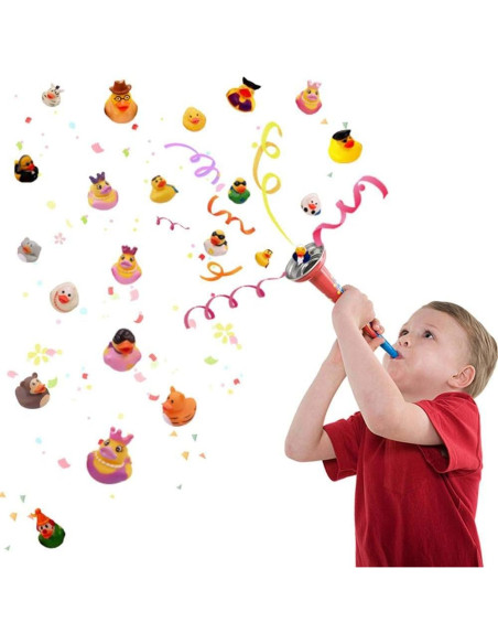 Paquete de 120 patitos de goma surtidos - Juguetes de baño 5.8 cm