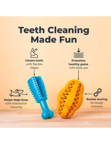 Juguete Dental para Perros Oxyfresh - Goma Natural Pequeño Juguete Dental para Perros Oxyfresh - Goma Natural Pequeño