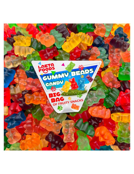 Caramelos Gummy de Osos Frutas Variadas 0.45 kg