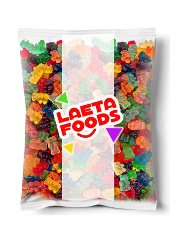 Caramelos Gummy de Osos Frutas Variadas 0.45 kg