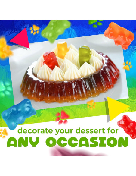 Caramelos Gummy de Osos Frutas Variadas 0.45 kg