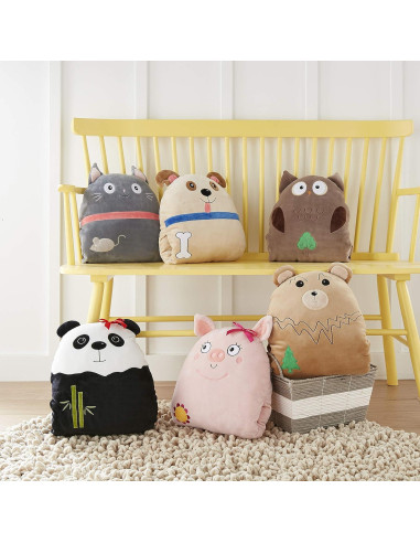 Pillow Pocket Plushies Shavel Oliver El Búho Micro Forro