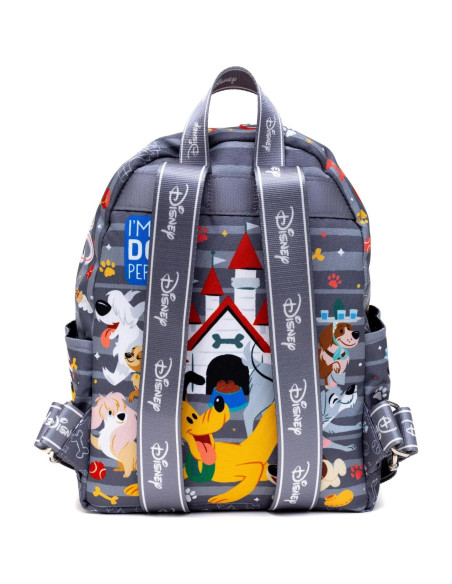 Mochila Mini de Perros Disney 33 cm con Botella de Agua Mochila Mini de Perros Disney 33 cm con Botella de Agua